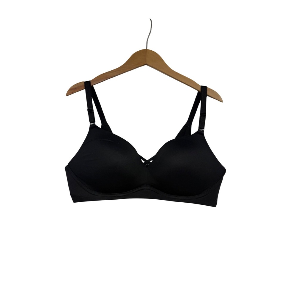 Torrid 360‎ Back Smoothing Wireless Bra Black Size 40D Lightly Lined T-Shirt Bra